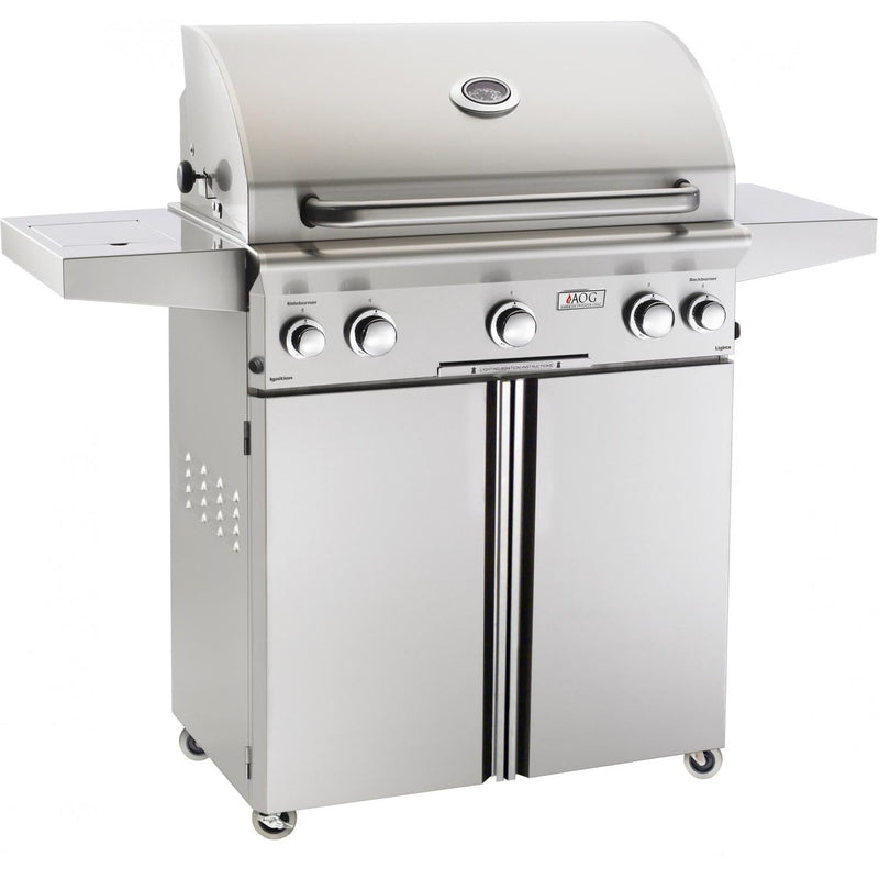 American Outdoor Grill 30" L-Series 3-Burner Gas Grill with Rotisserie & Side Burner (30PCL)