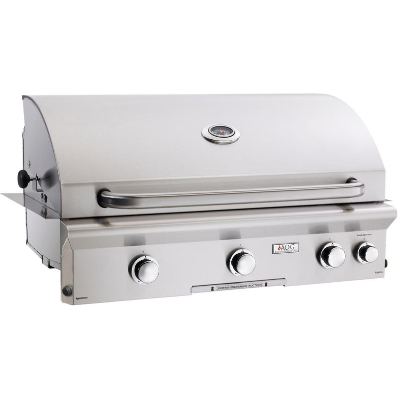 American Outdoor Grill 36" L-Series 3-Burner Built-In Liquid Propane Grill with Rotisserie & Back Burner (36PBL)