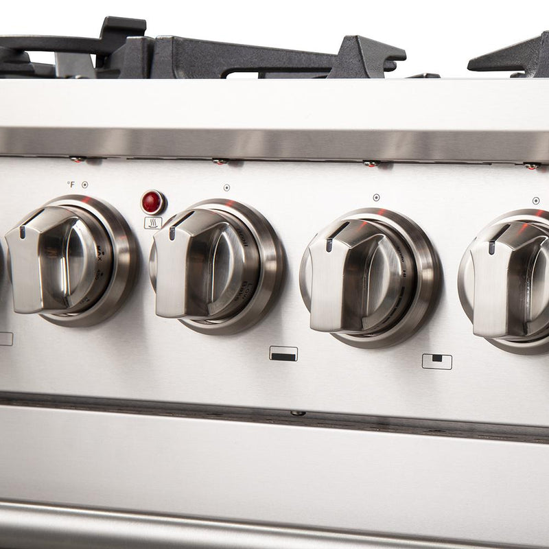 Forno 30" Capriasca Dual Fuel Range with 240v Electric Oven - 5 Burners, Convection Oven and 100,000 BTUs (FFSGS6187-30)