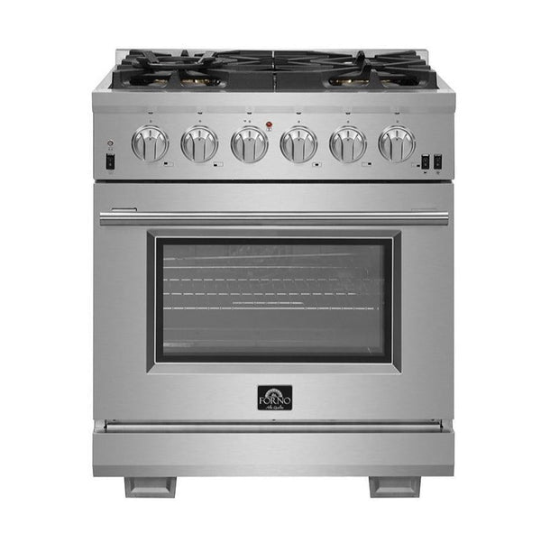 Forno 30" Capriasca Gas Range with 5 Burners, Convection Oven and 100,000 BTUs (FFSGS6260-30)