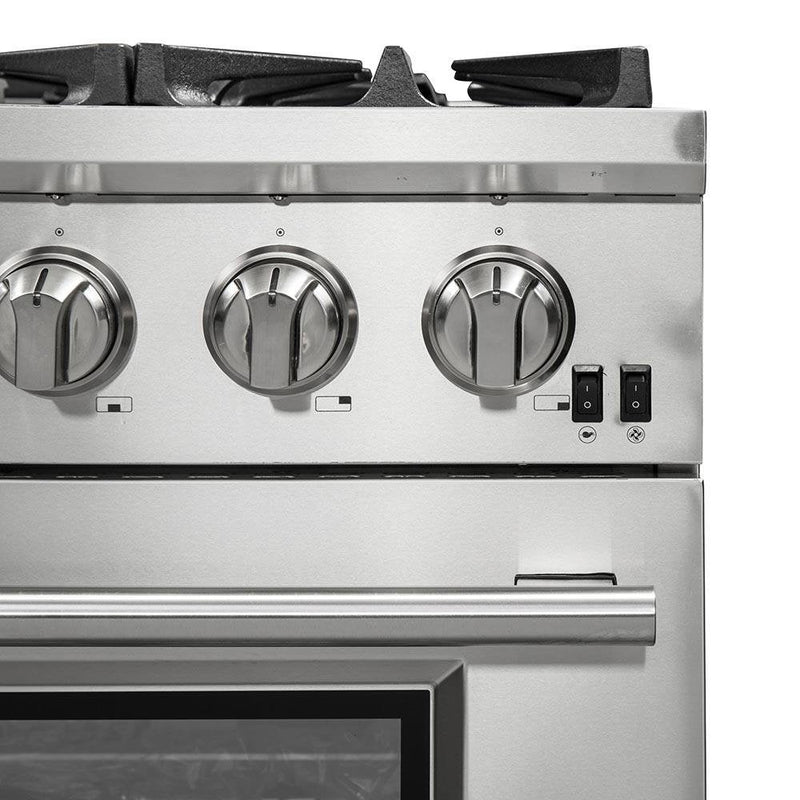 Forno 36" Capriasca Gas Range with 6 Burners, Convection Oven and 120,000 BTUs (FFSGS6260-36)