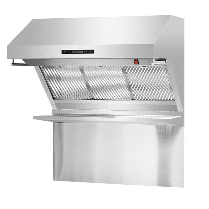 Forno 36" Wall Mount Range Hood with Red Light Warmer, Shelf/Backsplash, and 1200 CFM Motor (FRHWM5029-36HB)