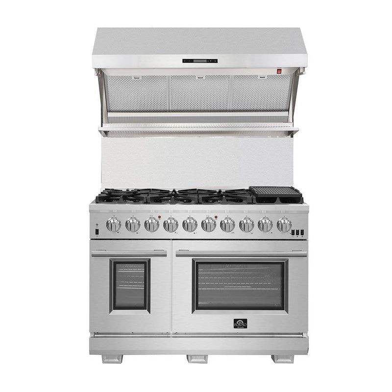 Forno 48" Capriasca Gas Range with 8 Burners and 160,000 BTUs (FFSGS6260-48)