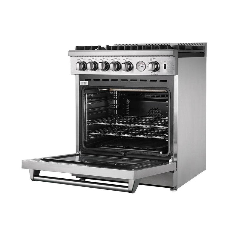 Forno Lseo 30" Gas Range with 5 Burners and Convection Oven (FFSGS6275-30)