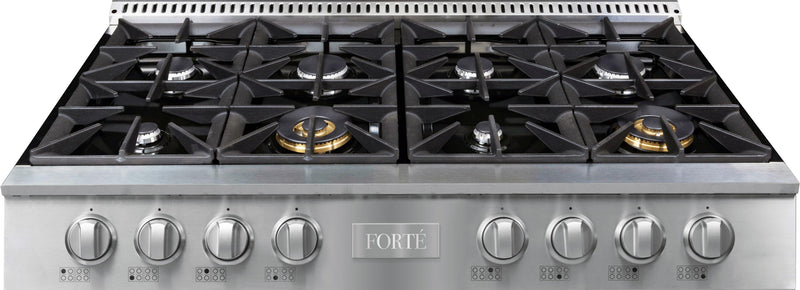 Forte 48" Rangetop with 8 Sealed Burners in Stainless Steel (FGRT488)