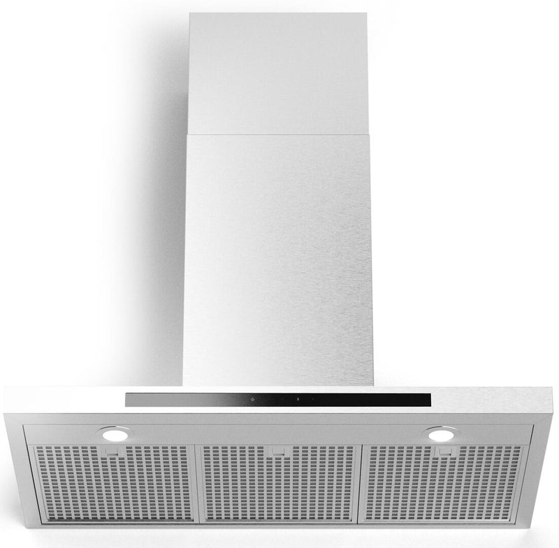 Forte Alberto Series 36" Wall Mount Convertible Hood with 600 CFM, LED Lights, in Stainless Steel (ALBERTO36)