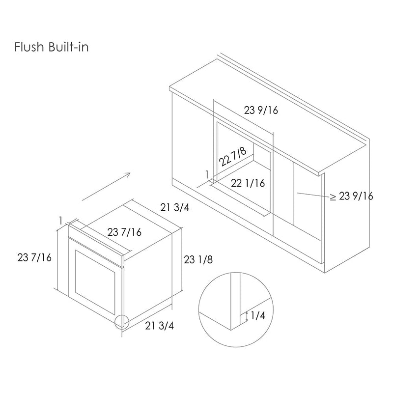 Fotile 24‘’ Built-in Convection Oven (KSG7003A)