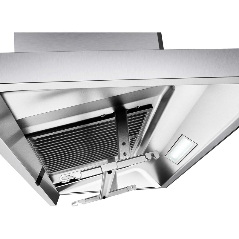 Fotile Perimeter Vent Series 36-inch 1000 CFM Wall Mount Range Hood with LED light and Touchscreen in Stainless Steel (EMS9026)