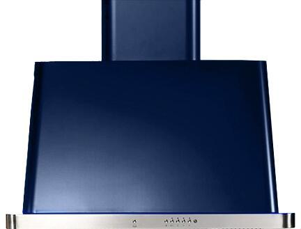 ILVE 30" Majestic Blue Wall Mount Range Hood with 600 CFM Blower - Auto-off Function (UAM76BL)