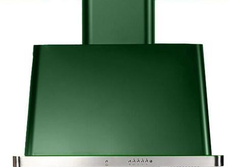 ILVE 30" Majestic Emerald Green Wall Mount Range Hood with 600 CFM Blower - Auto-off Function (UAM76EG)