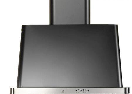 ILVE 30" Majestic Matte Graphite Wall Mount Range Hood with 600 CFM Blower - Auto-off Function (UAM76MG)