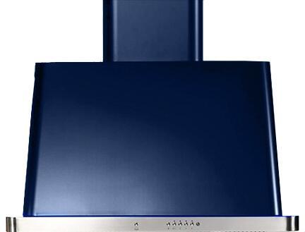 ILVE 30" Majestic Midnight Blue Wall Mount Range Hood with 600 CFM Blower - Auto-off Function (UAM76MB)