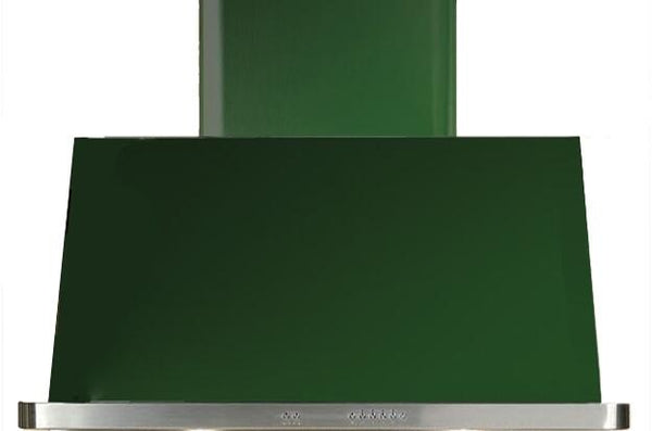 ILVE 36" Majestic Emerald Green Wall Mount Range Hood with 600 CFM Blower - Auto-off Function (UAM90EG)