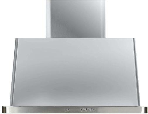 ILVE 36" Majestic Stainless Steel Wall Mount Range Hood with 600 CFM Blower - Auto-off Function (UAM90SS)