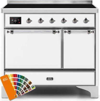 ILVE 40" Majestic II induction Range with 6 Elements - Dual Oven - TFT Control Display in Custom RAL Color (UMDI10QNS3RALC)