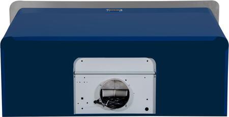 ILVE 48" Majestic Midnight Blue Wall Mount Range Hood with 600 CFM Blower - Auto-off Function (UAM120MB)