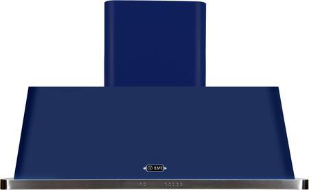 ILVE 48" Majestic Midnight Blue Wall Mount Range Hood with 600 CFM Blower - Auto-off Function (UAM120MB)