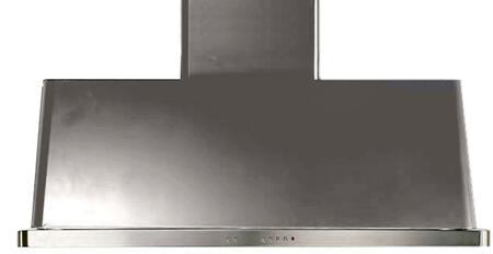 ILVE 48" Majestic Stainless Steel Wall Mount Range Hood with 600 CFM Blower - Auto-off Function (UAM120SS)