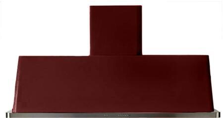 ILVE 60" Majestic Burgundy Wall Mount Range Hood with 600 CFM Blower - Auto-off Function (UAM150BU)