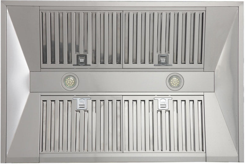 Kucht 36” Wall Mounted Range Hood with 900CFM Motor in Stainless Steel and Digital Display (KRH3610A)