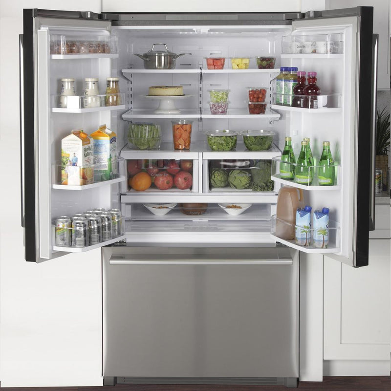 Kucht Professional 36" French Door Refrigerator in Stainless Steel - 26.1 cu. ft (K748FDS)