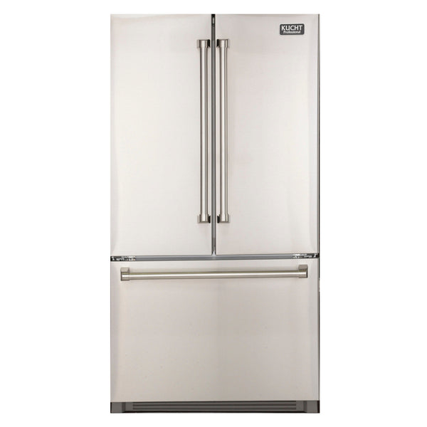 Kucht Professional 36" French Door Refrigerator in Stainless Steel - 26.1 cu. ft (K748FDS)