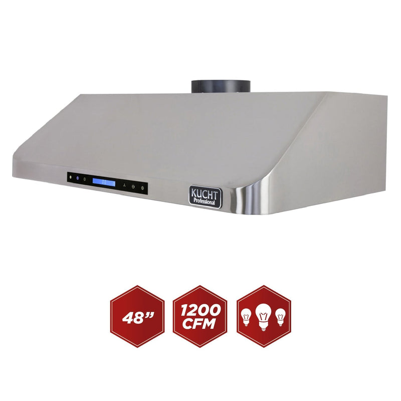 Kucht Professional 48 in. Under Cabinet Range Hood 900CFM in Stainless Steel (KRH4801U)