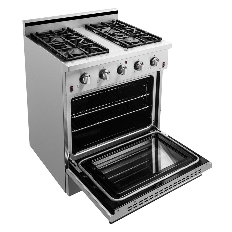 NXR 30" 4.5 cu.ft. Pro-Style Gas Range with Convection Oven in Stainless Steel (SC3055)