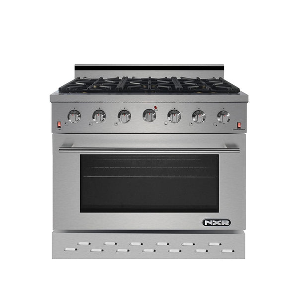 NXR 36" 5.5 cu.ft. Pro-Style Gas Range with Convection Oven in Stainless Steel (SC3611)