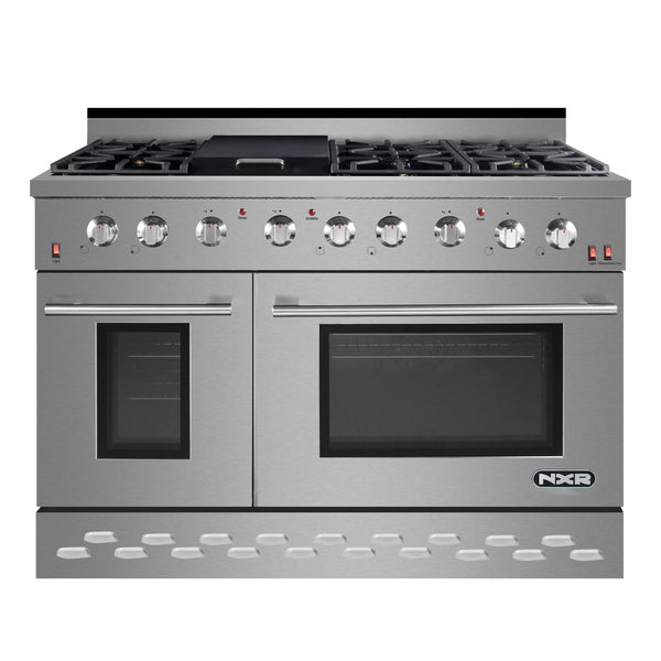 NXR 48" 7.2 cu.ft. Pro-Style Gas Range with Convection Oven in Stainless Steel (SC4811)