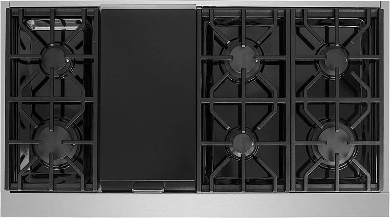 NXR 48” Cooktop with Griddle - 6 Sealed Burners Sealed Burners in Stainless Steel (SCT4811)