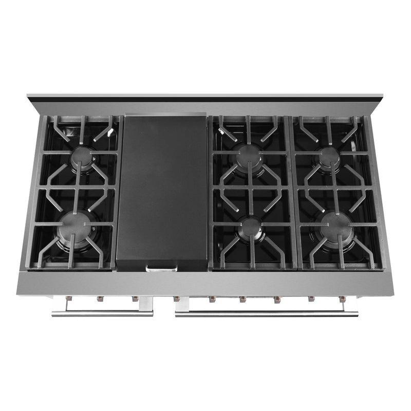 NXR 48" Gas Range & Under Cabinet Hood Bundle in Stainless Steel (SC4811EHBD)