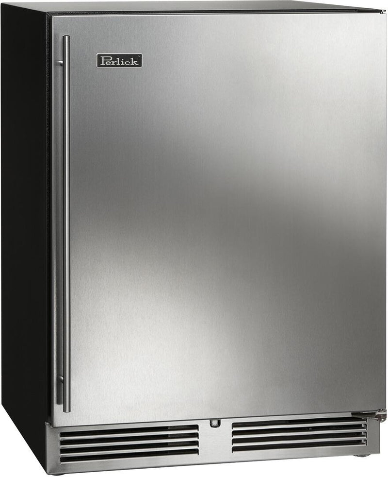 Perlick 24" Built-In Counter Depth Compact Refrigerator with 4.8 cu. Ft in Stainless Steel (HA24RB-4-1L & HA24RB-4-1R)