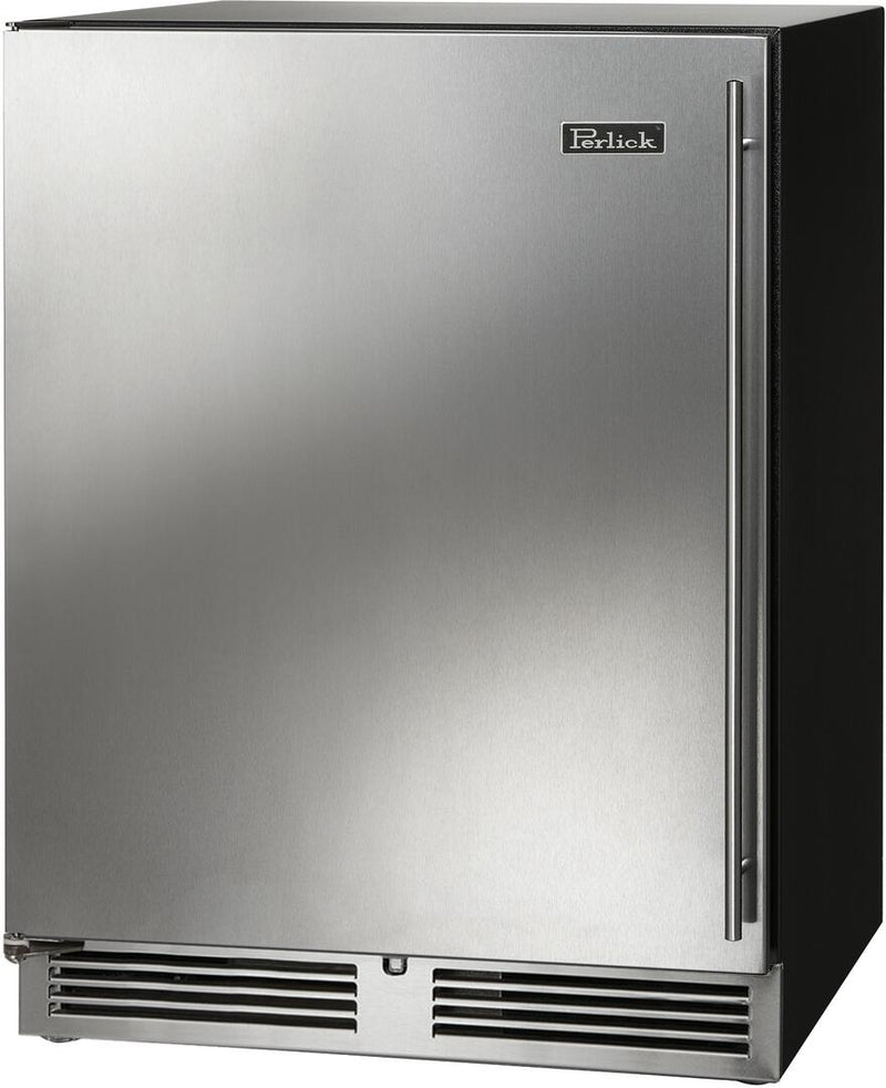 Perlick 24" Built-In Counter Depth Compact Refrigerator with 4.8 cu. Ft in Stainless Steel (HA24RB-4-1L & HA24RB-4-1R)