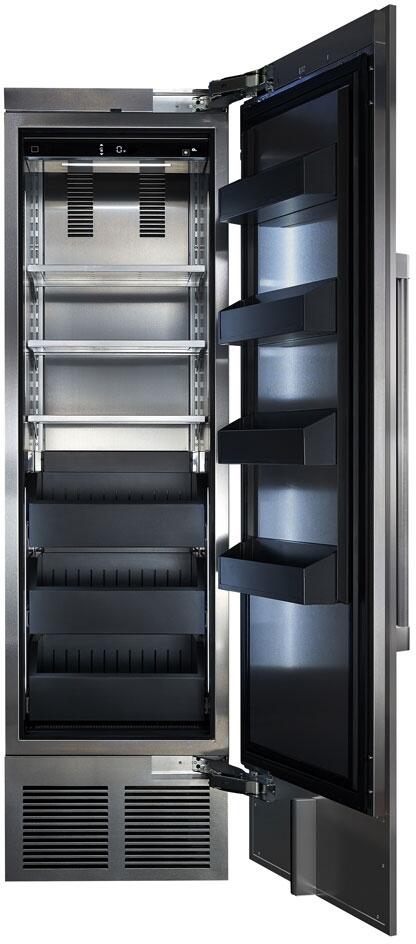 Perlick 48" Side-by-Side Column Freezer Set with Door Panel in Stainless Steel, Toe Kick, and Pro Handle