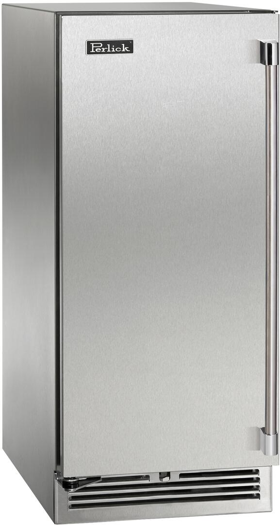 Perlick Signature Series 15" Built-In Counter Depth Compact Refrigerator with 2.8 cu. ft. Capacity in Stainless Steel (HP15RS-4-1L & HP15RS-4-1R)