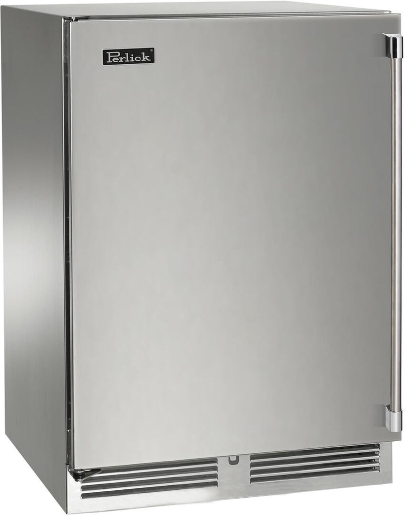 Perlick Signature Series 24" 5 cu. ft. Capacity Built-In Beverage Center with 5 cu. ft. Capacity in Stainless Steel (HP24CS-4-1L & HP24CS-4-1R)