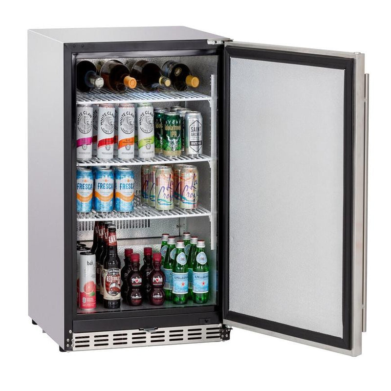 Summerset 24" 5.3 Cu. Ft. Deluxe Right Hinge Outdoor Rated Compact Refrigerator (SSRFR-24D)