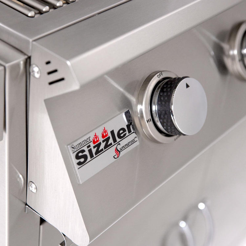 Summerset 26" Sizzler 3-Burner Built-In Natural Gas Grill in Stainless Steel (SIZ26-NG)