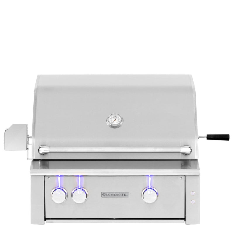 Summerset 30" Alturi 2-Burner Built-In Natural Gas Grill with Rotisserie in Stainless Steel (ALT30T-NG)