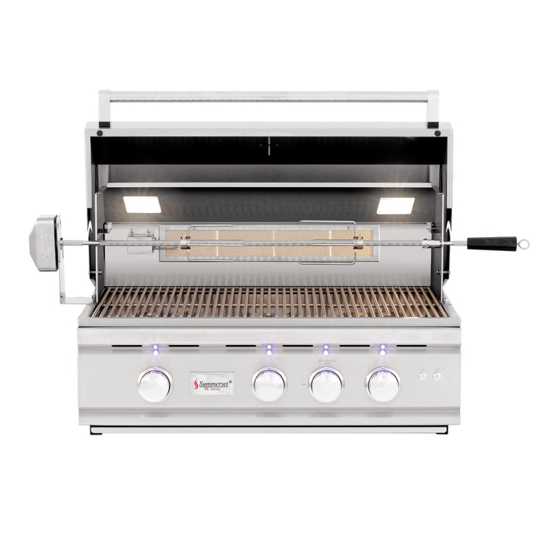 Summerset 32" TRL 3-Burner Built-In Natural Gas Grill with Rotisserie in Stainless Steel (TRL32-NG)