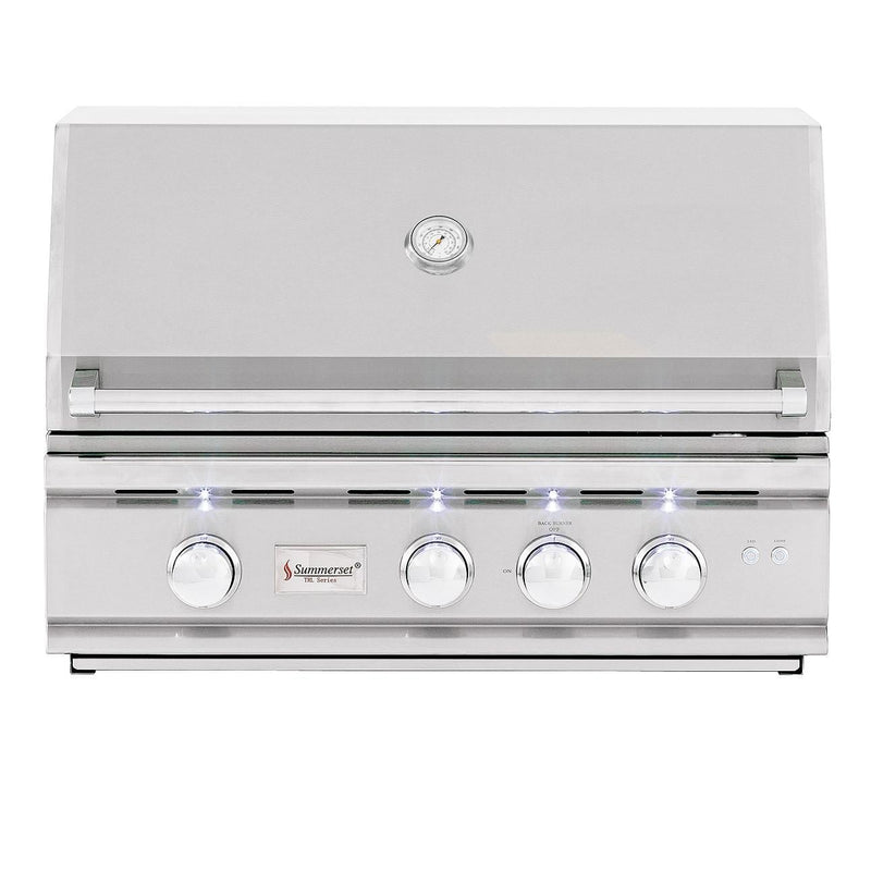 Summerset 32" TRL 3-Burner Built-In Natural Gas Grill with Rotisserie in Stainless Steel (TRL32-NG)