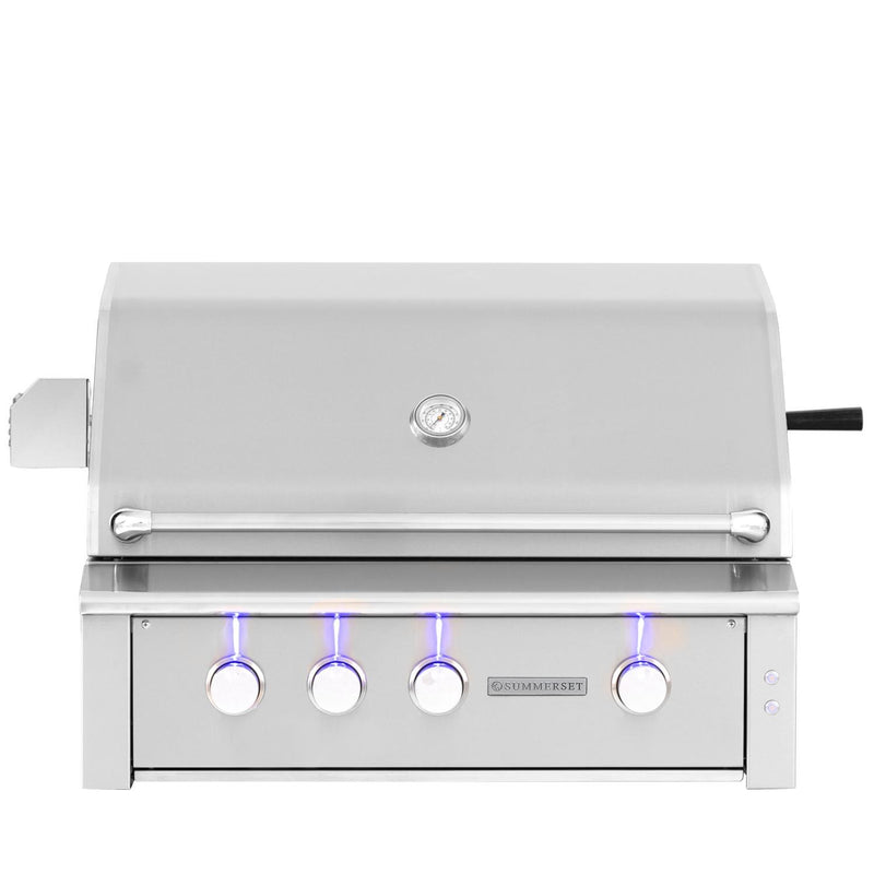 Summerset 36" Alturi 3-Burner Built-In Natural Gas Grill with Rotisserie in Stainless Steel (ALT36T-NG)