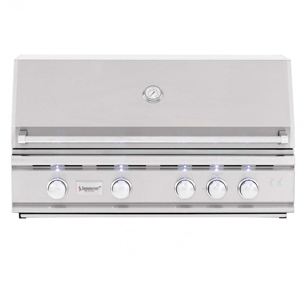 Summerset 38" TRL 4-Burner Built-In Natural Gas Grill with Rotisserie in Stainless Steel (TRL38-NG)