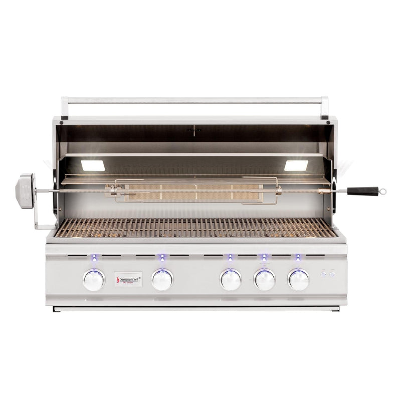 Summerset 38" TRL 4-Burner Built-In Propane Gas Grill with Rotisserie in Stainless Steel (TRL38-LP)