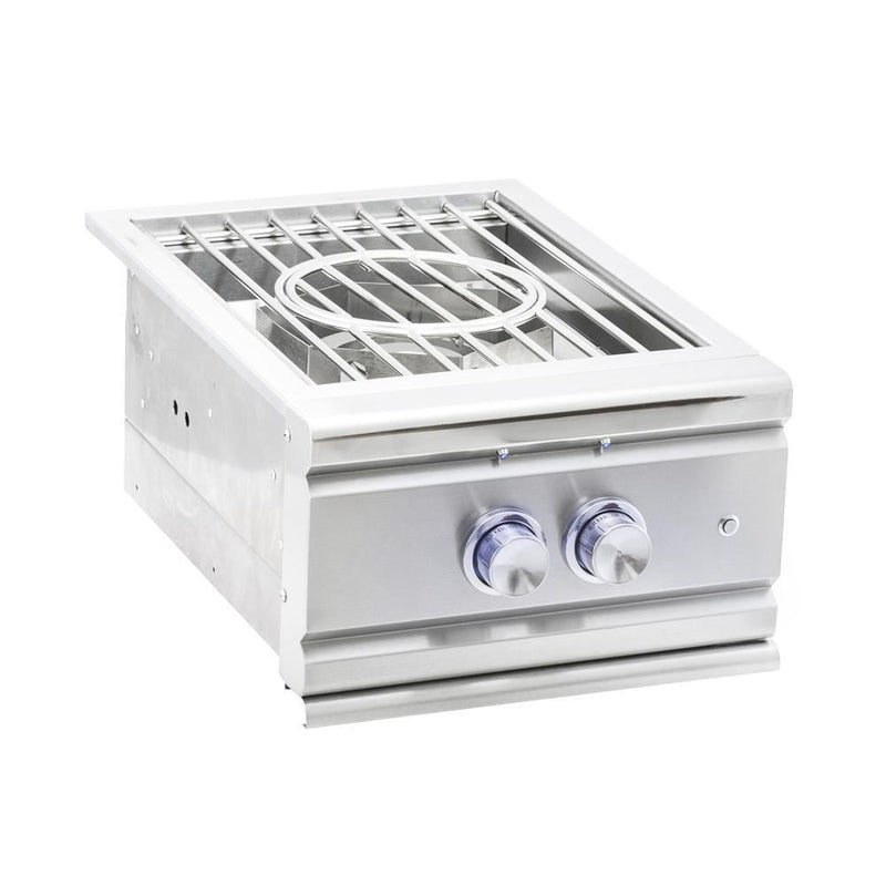 Summerset TRL Built-In Natural Gas Power Burner W/ Wok Ring & Stainless Steel Lid (TRLPB2-NG)