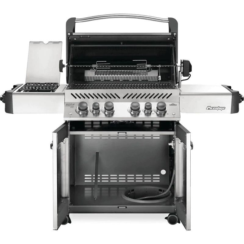 Napoleon 67" Prestige 500 RSIB Natural Gas Grill with Infrared Side and Rear Burners in Grey (P500RSIBNCH-3)