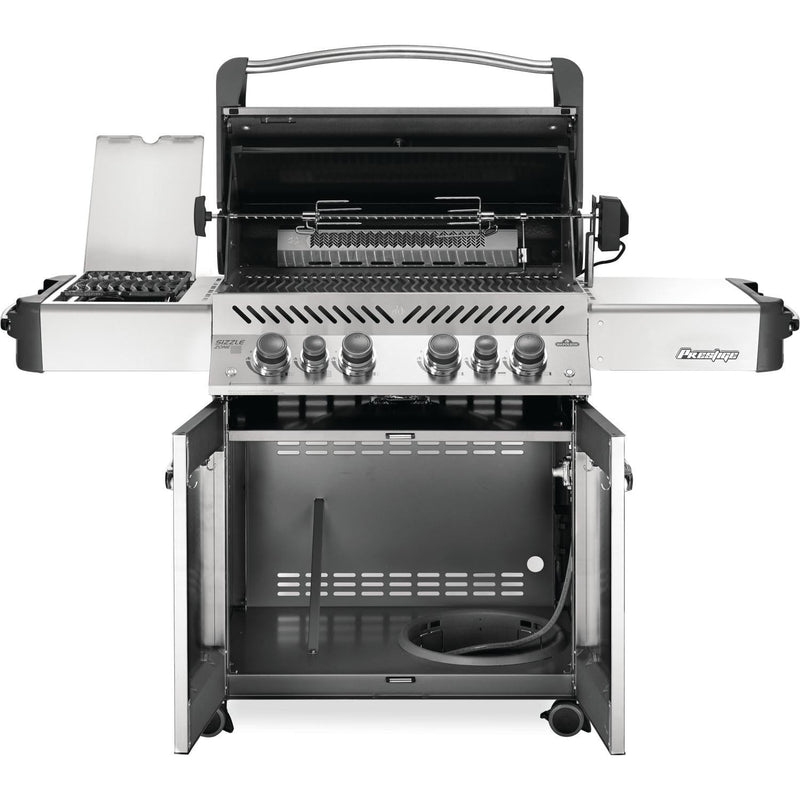 Napoleon 67" Prestige 500 RSIB Natural Gas Grill with Infrared Side and Rear Burners in Black (P500RSIBNK-3)