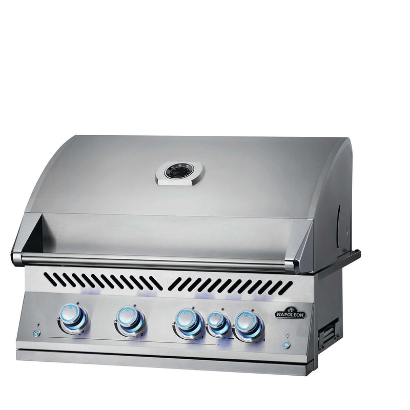 Napoleon 32" 700 Series 32 RB Built-In Natural Gas Grill with Infrared Rear Burner in Stainless Steel (BIG32RBNSS)