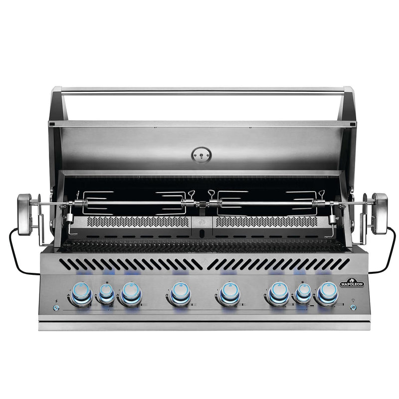 Napoleon 44" 700 Series 44 RB Built-In Natural Gas Grill with Dual Infrared Rear Burners in Stainless Steel (BIG44RBNSS)